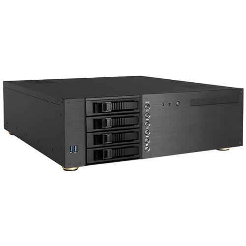 iStarUSA D-340HB-DT 3 RU Compact 4 x 3.5" Bay Hotswap microATX Desktop Chassis