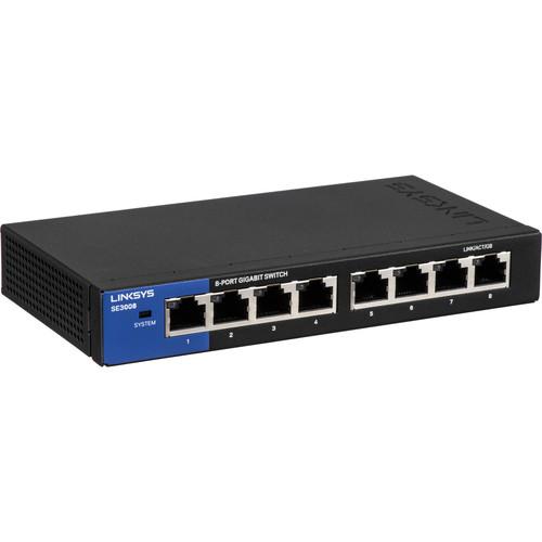 Linksys SE3008 V2 8-Port Gigabit Ethernet Switch