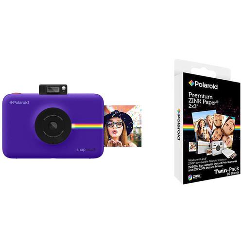 Polaroid Snap Touch Instant Digital Camera with ZINK Photo Paper Kit