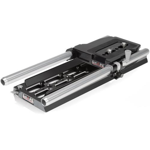 SHAPE ARRI Standard Studio Bridgeplate and 12" Dovetail Plate with 15mm Rods