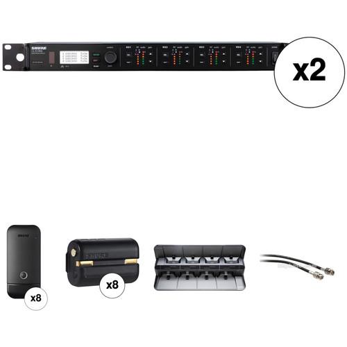 Shure ULXDQ 8-Channel Wireless Receiver and Cardioid Boundary Microphone Kit