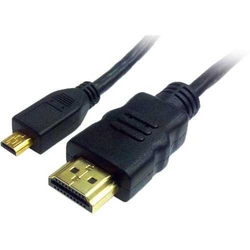 Tera Grand HDMI Type-A Male to Micro-HDMI Type-D Male Cable with Ethernet