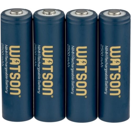 Watson AA NiMH Rechargeable Batteries