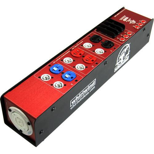 Whirlwind Power Link PL2 Stringer with L2130 Inlet Outlet, Three Duplex Outputs & Six PowerCON Outputs
