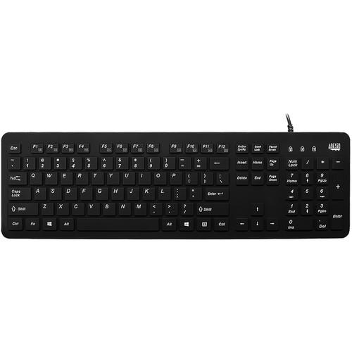 Adesso Antimicrobial Waterproof Desktop Keyboard