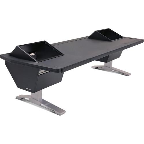 Argosy Eclipse Universal Workstation with 50" Desk and Right & Left 8 RU Space