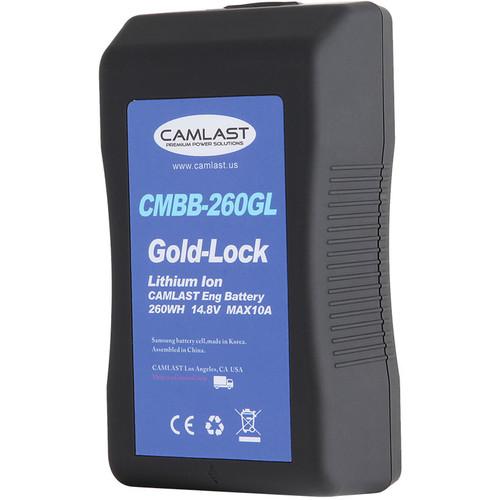 CAMLAST 260Wh 14.8V Gold Mount Battery for Professional Camcorders & VTRs