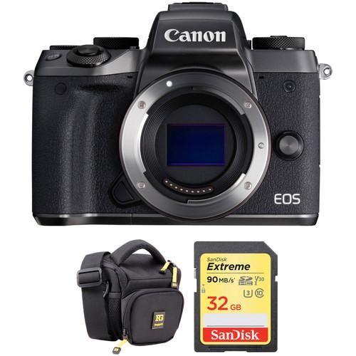 Canon EOS M5 Mirrorless Digital Camera with Accessories Kit