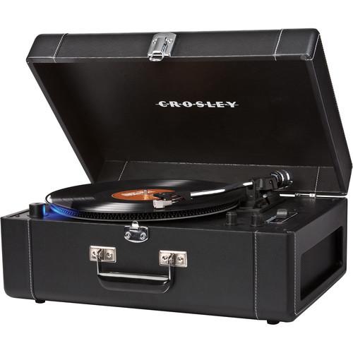 Crosley Radio Keepsake Deluxe Suitcase-Style Turntable with Built-In Preamp