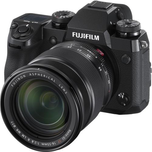 FUJIFILM X-H1 Mirrorless Digital Camera with 16-55mm Lens Kit