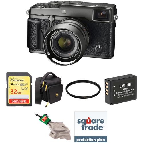 FUJIFILM X-Pro2 Mirrorless Digital Camera with 23mm Lens Deluxe Kit
