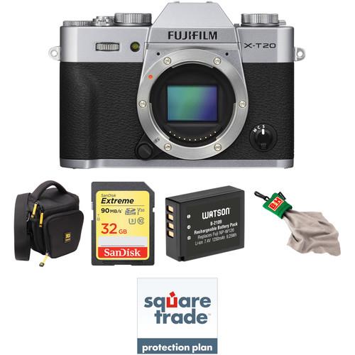 FUJIFILM X-T20 Mirrorless Digital Camera Body with Deluxe Kit