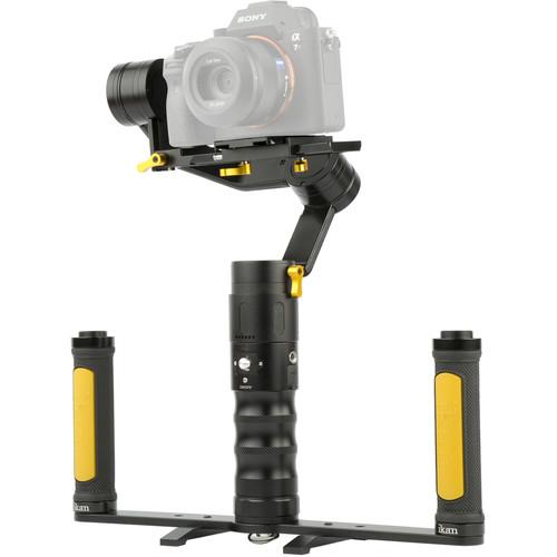ikan DS2-A Beholder Angled 3-Axis Gimbal Stabilizer and Dual-Grip Handle Kit