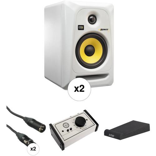 KRK Rokit 5" Studio Monitors and Monitor Controller Kit