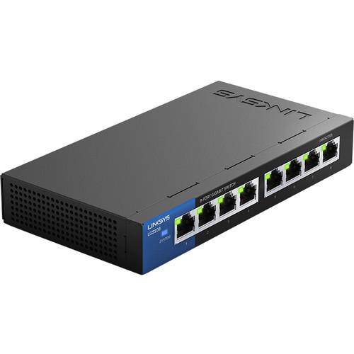 Linksys LGS108 8-Port Unmanaged Gigabit Ethernet Switch