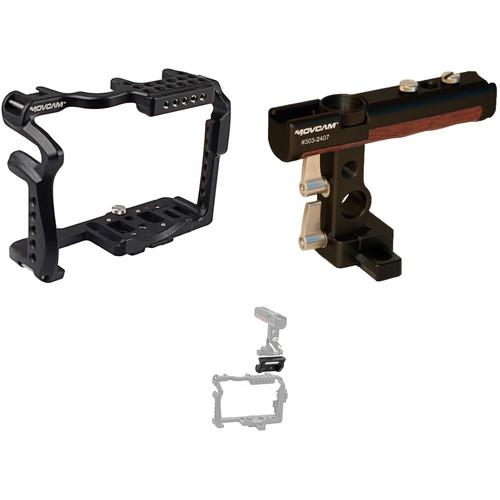 Movcam GH5 Cage Kit with Twist Handle and Riser Rail