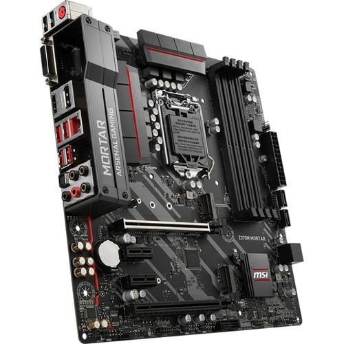 MSI Z370M Mortar LGA 1151 Micro-ATX Motherboard