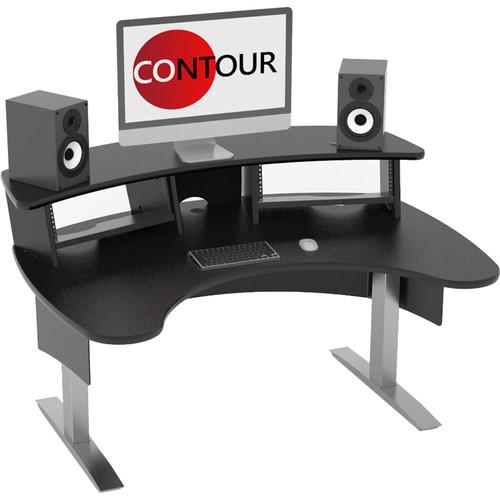 Omnirax Contour Series Fixed Height Workstation