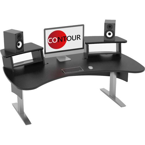 Omnirax Contour Series Fixed Height Workstation