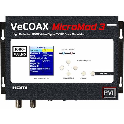 ProVideoInstruments VeCOAX MicroMod-3 HDMI-A V-CC to RF Modulator