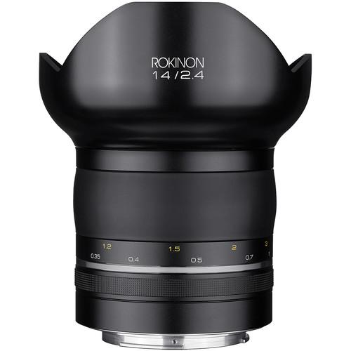 Rokinon SP 14mm f 2.4 Lens for Canon EF