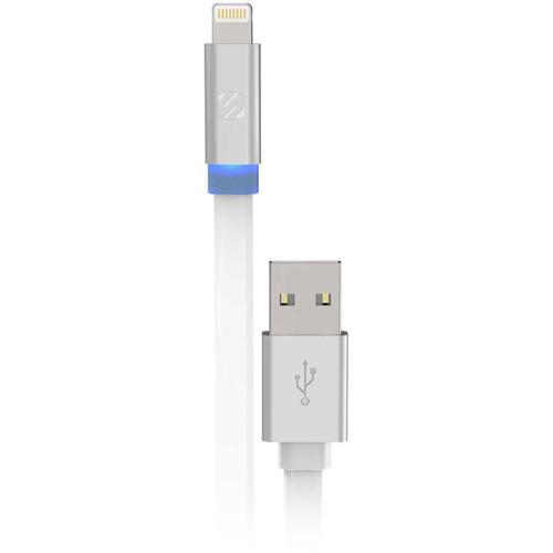 Scosche FlatOut Lightning to USB Charge and Sync Cable with LED Indicator