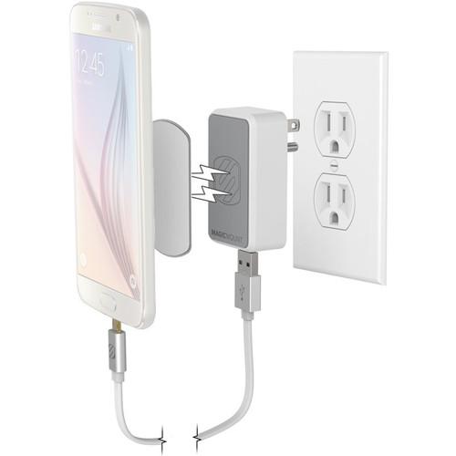 Scosche MagicMount 2.4A Wall Charger with Magnetic Mount