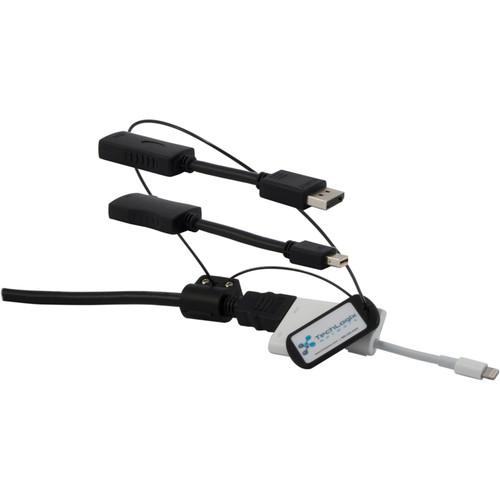 TechLogix Networx HDMI Cable with DisplayPort, Mini DisplayPort & Lightning Adapters