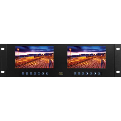 Tote Vision Dual 7" 1920 x 1200 Rackmount LCD Monitor