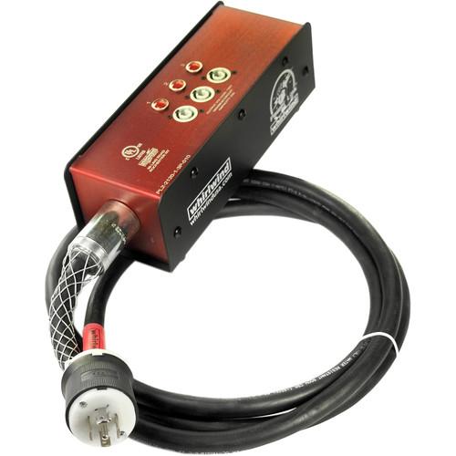Whirlwind Power Link P2 Stringer with NEMA L21-20 Inlet & Three 20A Neutrik PowerCon Outlets & 10
