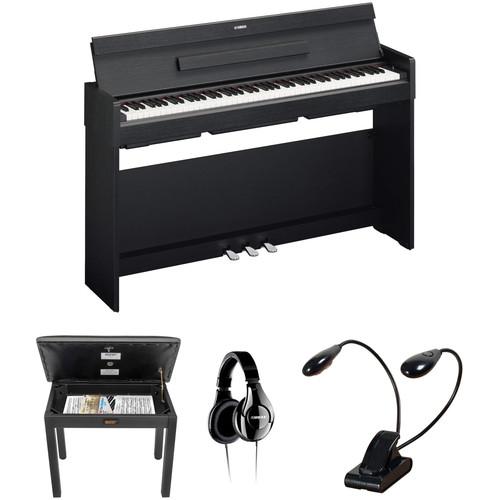 Yamaha Arius YDP-S34 Digital Piano Kit with Bench, Headphones, and LED Clip Light