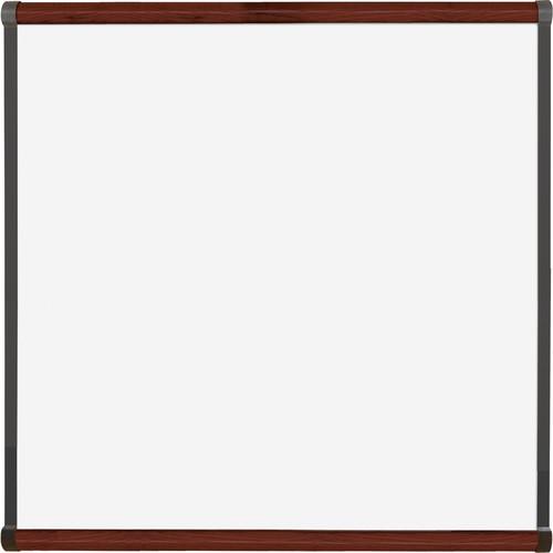 Best Rite Porcelain Steel Whiteboard with Mahogany Origin Trim
