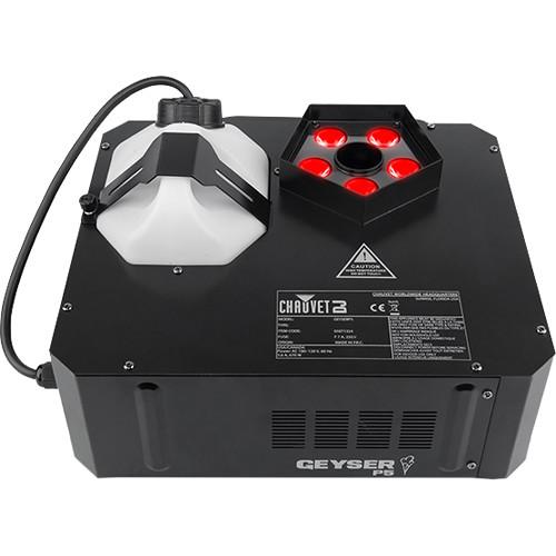 CHAUVET DJ Geyser P5 RGBA UV LED Pyrotechnic-Like Effect Fog Machine