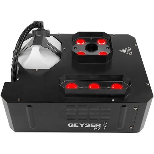CHAUVET DJ Geyser P7 RGBA UV LED Pyrotechnic-Like Effect Fog Machine