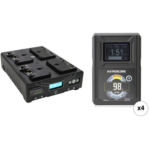 Core SWX HyperCore Slim 98 4-Battery Kit with Fleet Micro Charger