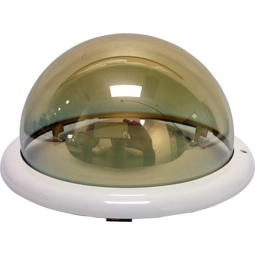 Honeywell Smoked Dome with White Trim Ring for Indoor In-Ceiling Back Can