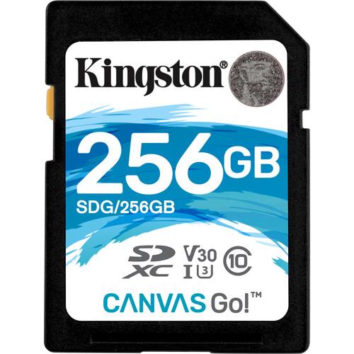 Kingston 256GB Canvas Go! UHS-I SDXC Memory Card