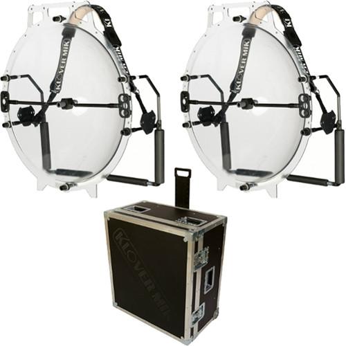 Klover Dual MiK 26" Parabolic Mics & Road Case
