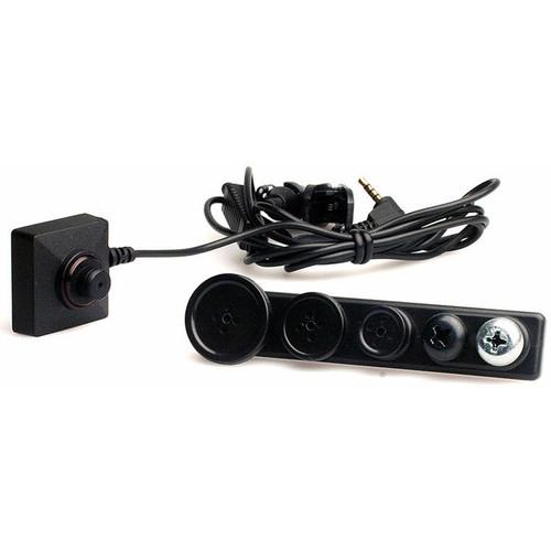 LawMate BU-19 Button-Type Wired CCD Covert Camera Kit