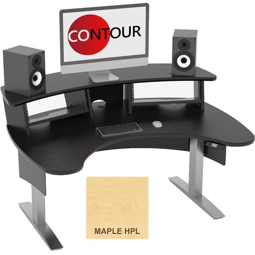 Omnirax Contour Series Motorized Adjustable Height Workstation