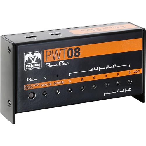 Palmer PWT08 8-Output Universal 9V Pedalboard Power Supply