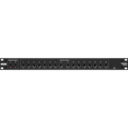 Rane Commercial DA216S Distribution Amplifier with 2 Inputs and 16 Outputs