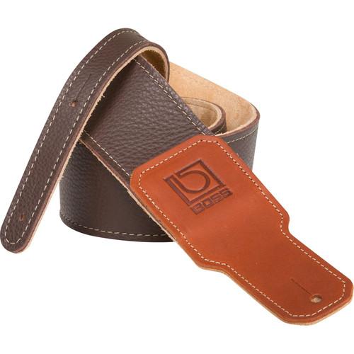 BOSS BSL-25-BRN Leather Instrument Strap,
