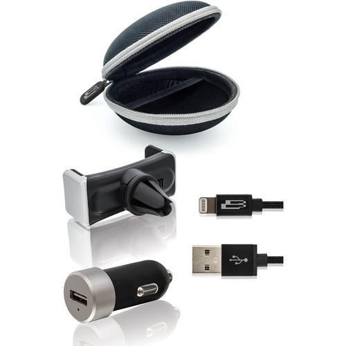 Bracketron Roadtripper Travel Pack Kit with Lightning Cable