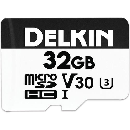 Delkin Devices 32GB Advantage UHS-I microSDHC Memory Card
