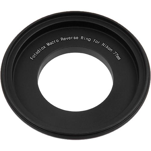 FotodioX 77mm Reverse Mount Macro Adapter Ring for Nikon F-Mount Cameras