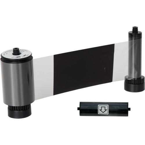 IDP KO Black with Overlay Ribbon for Smart 30 and 50 Series Printers with Cleaning Roller