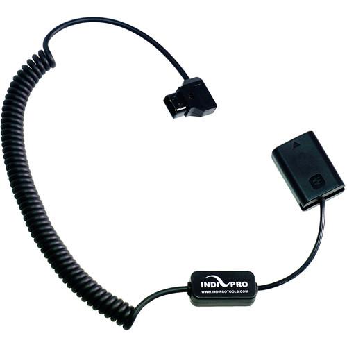 IndiPRO Tools D-Tap to Sony NP-FW50-Type Dummy Battery Inline-Regulated Coiled Cable