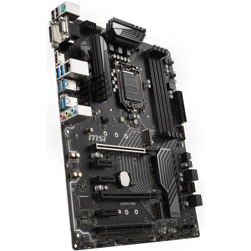 MSI Z370 PC Pro LGA 1151 ATX Motherboard