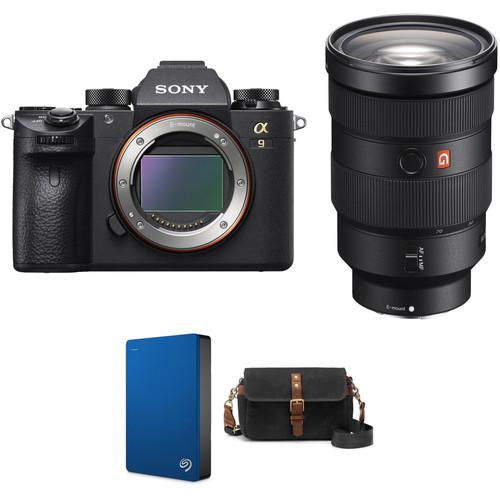Sony Alpha a9 Mirrorless Camera with 24-70mm Lens and Storage Kit